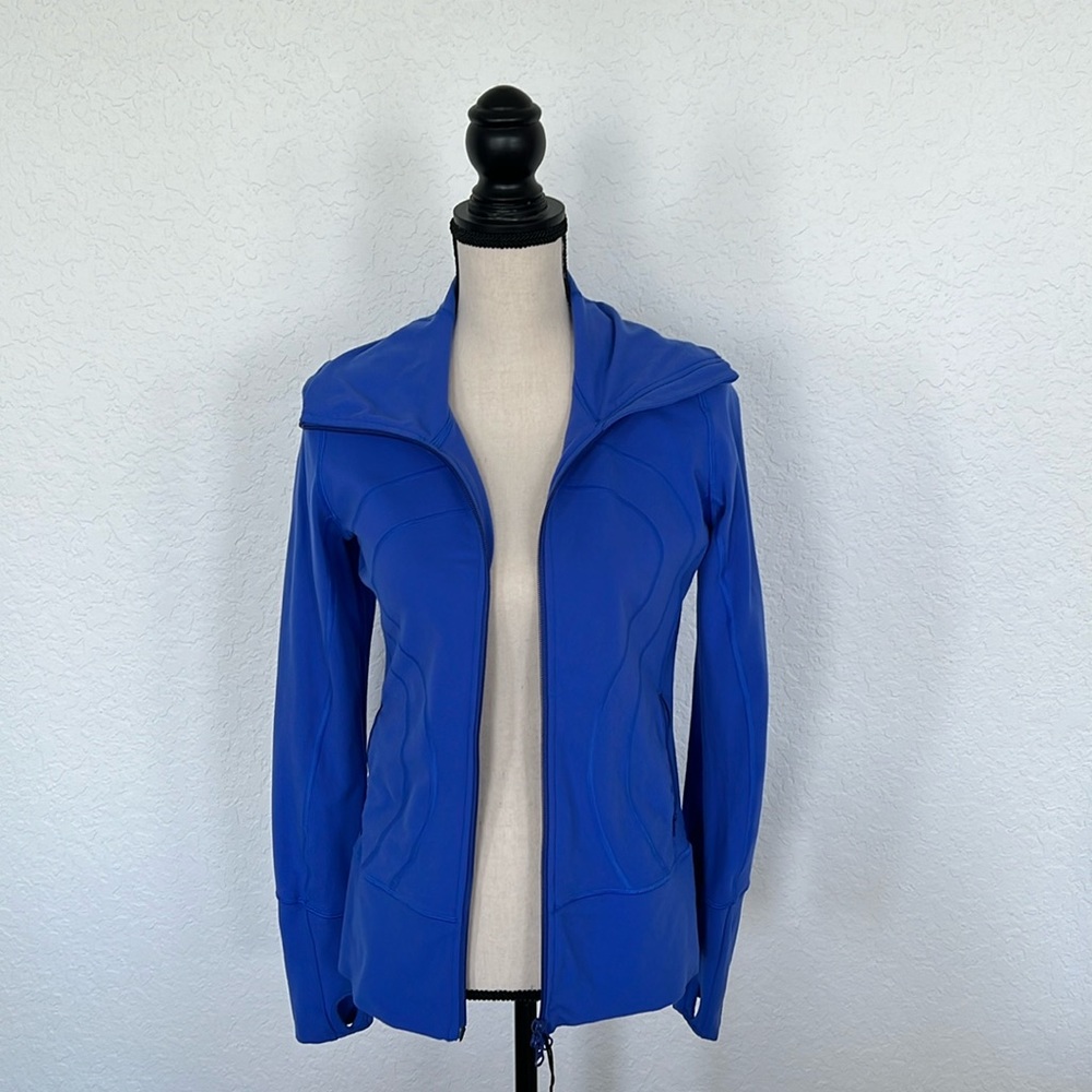 Lululemon Blue Zip Jacket Size 6
